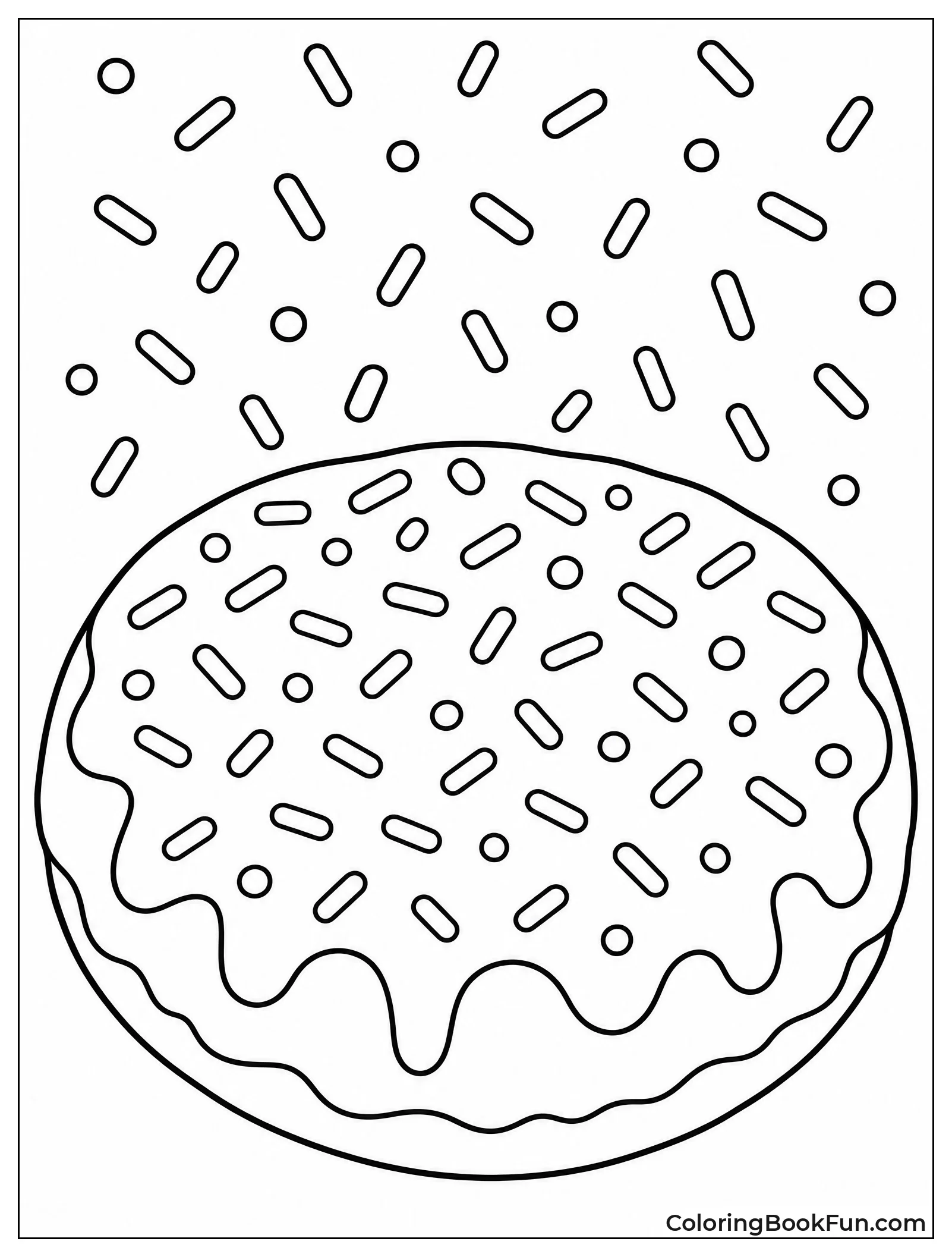 Sugar Cookie Covered in Sprinkles