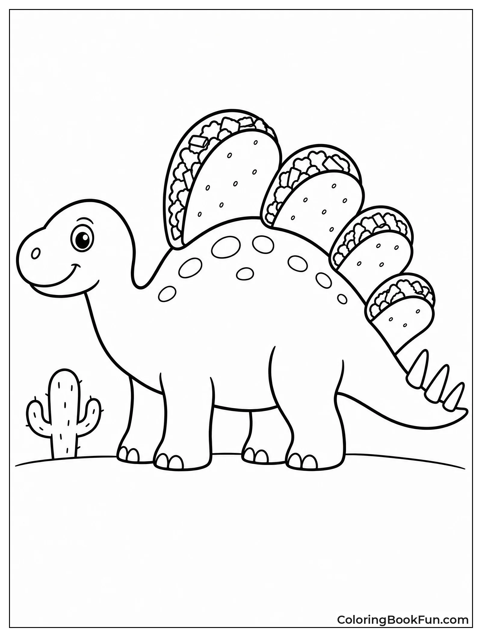 Stegosaurus with Taco Shell Plates