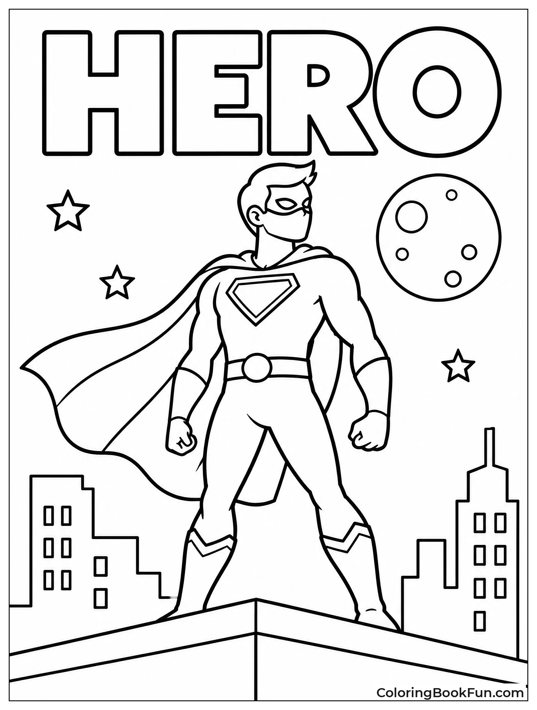 Masked Hero Stands on Rooftop