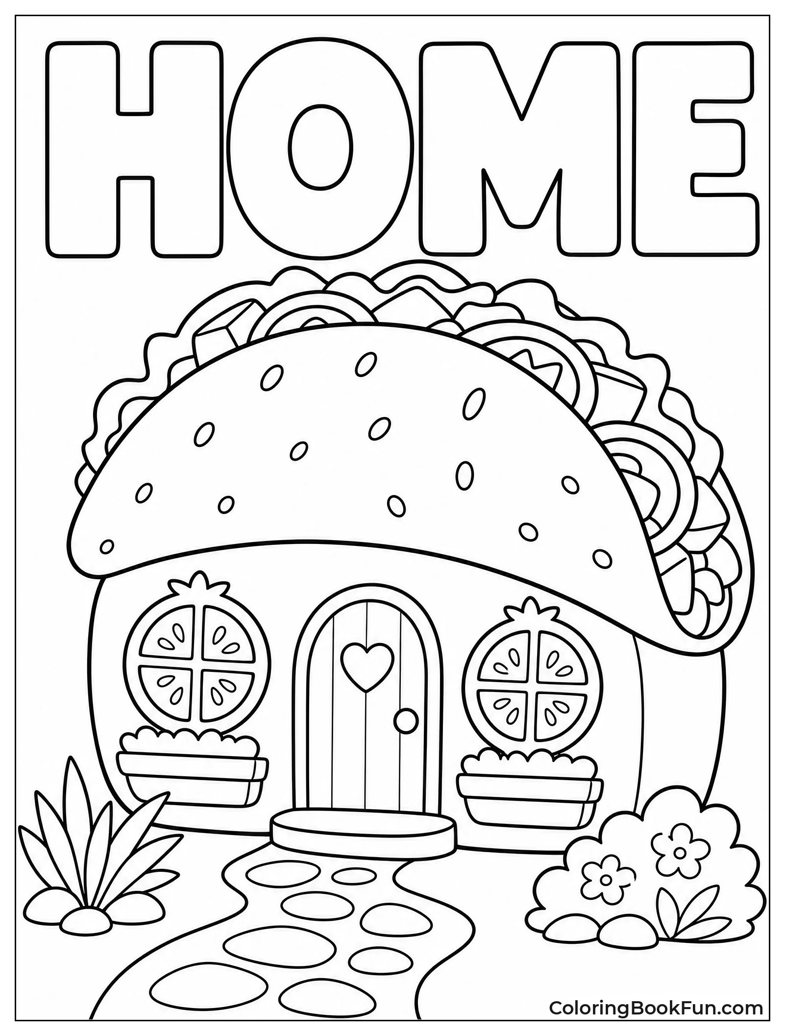 House with a Taco Roof