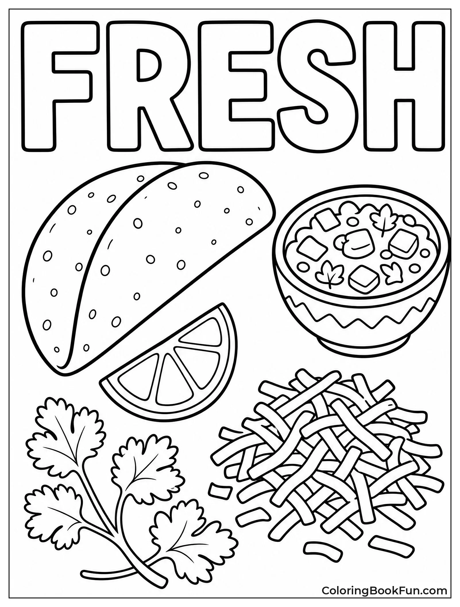 Taco Ingredients Ready to Use