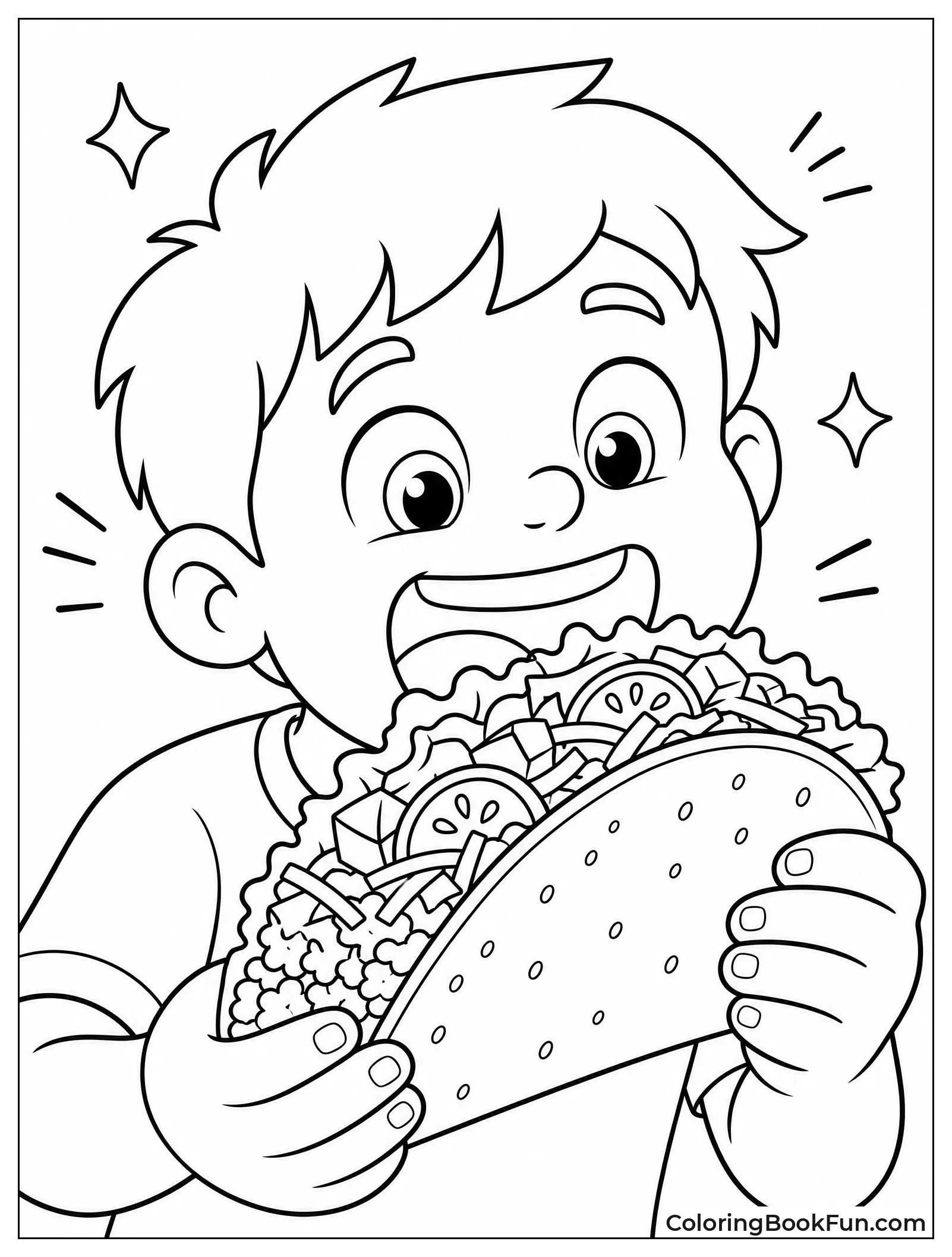 Kid Taking a Big Bite