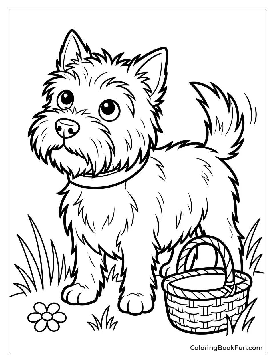 Playful Toto Wagging His Tail