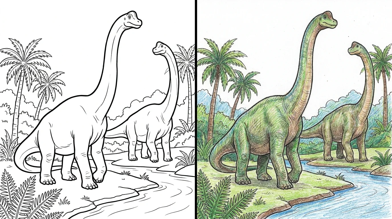 46 Brachiosaurus Coloring Pages (Free PDFs)