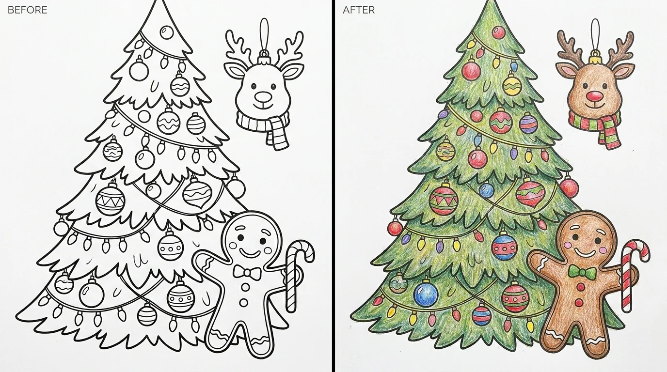 43 Christmas Ornament Coloring Pages (Free PDFs)