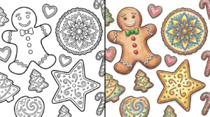 cookie coloring pages