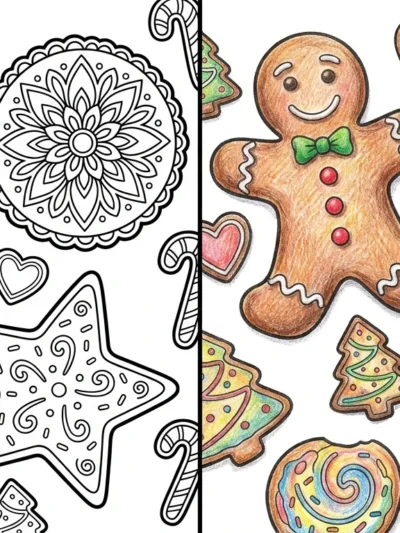 Cookie coloring pages