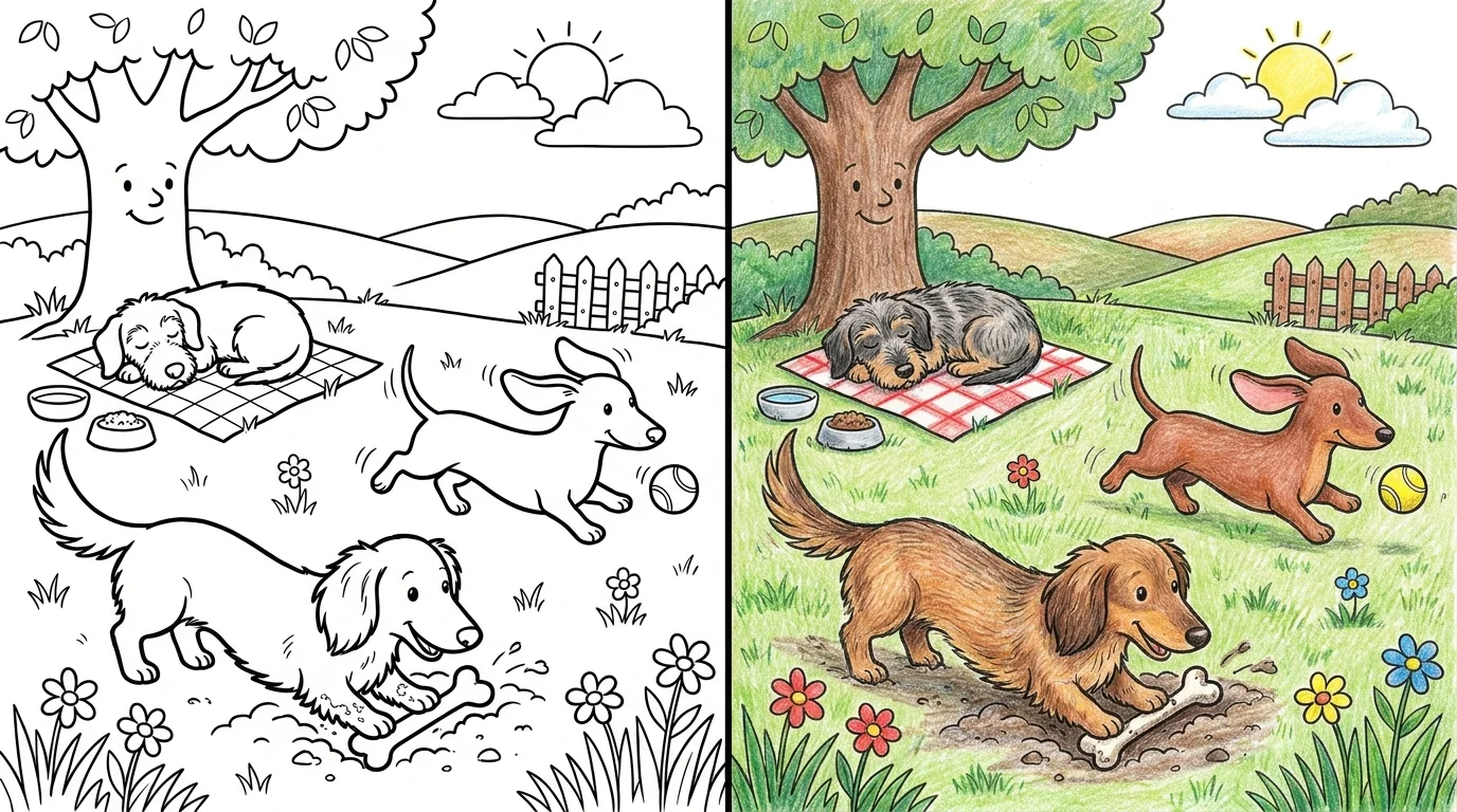 39 Dachshund Coloring Pages (Free PDFs)