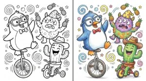 funny coloring pages