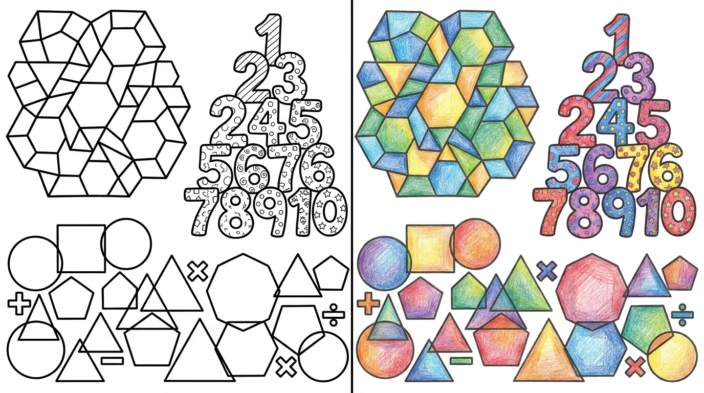 50 Math Coloring Pages (Free PDFs)