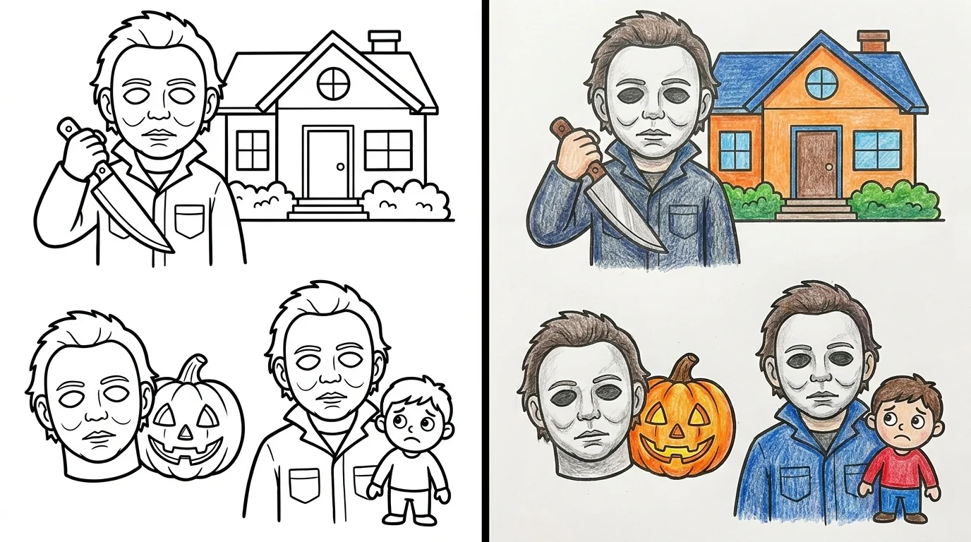 39 Michael Myers Coloring Pages (Free PDFs)