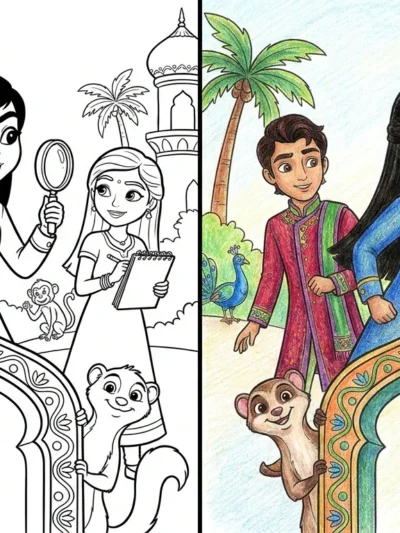 Mira coloring pages