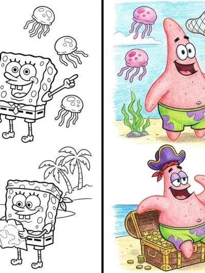 Patrick Star coloring pages
