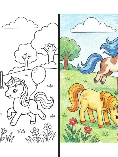 Pony coloring pages