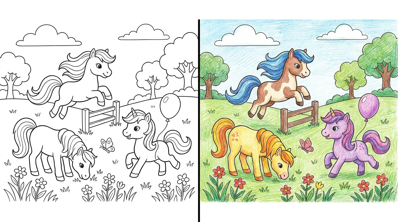 40 Pony Coloring Pages (Free PDFs)