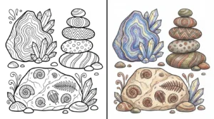 rock coloring pages