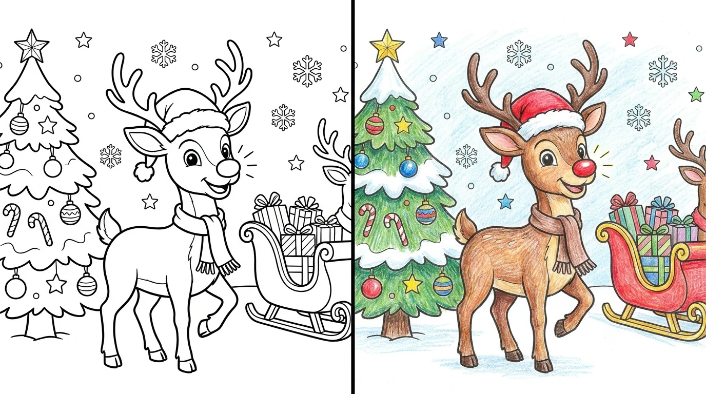 41 Rudolph Coloring Pages (Free PDFs)