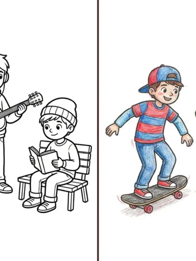 Saja Boys coloring pages