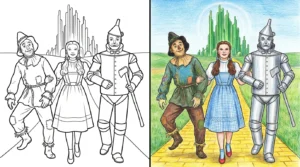 wizard of oz coloring pages
