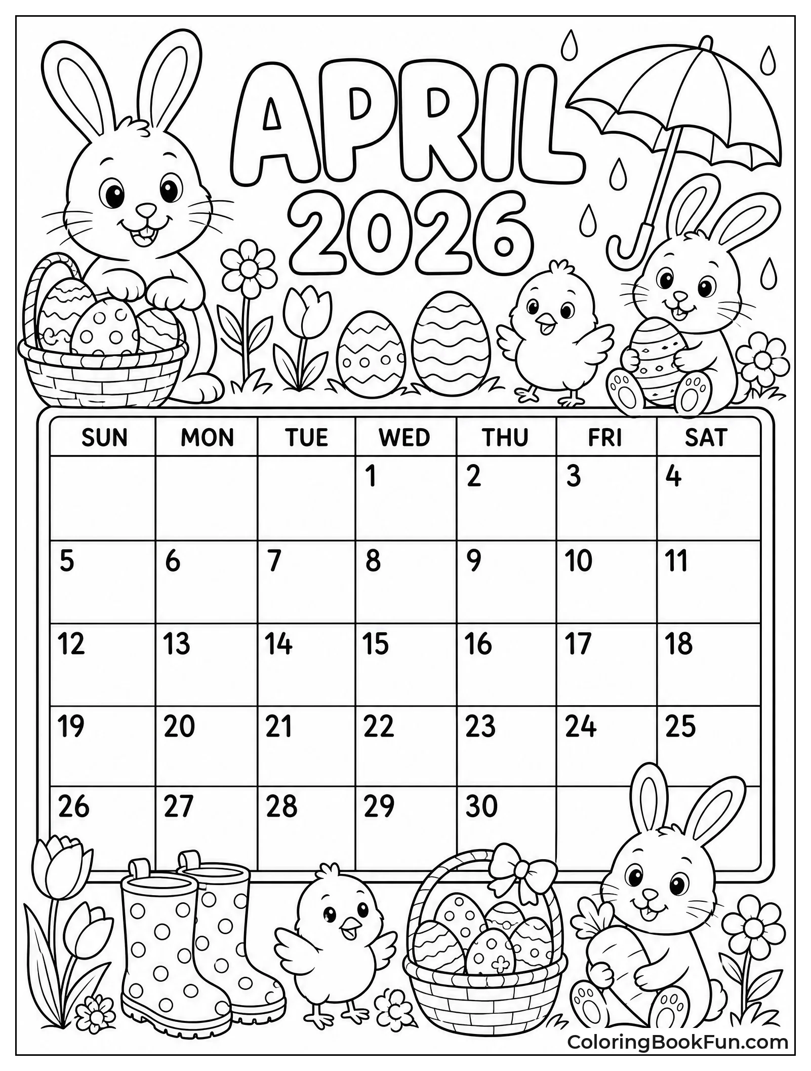 Easter Bunnies and Spring Eggs