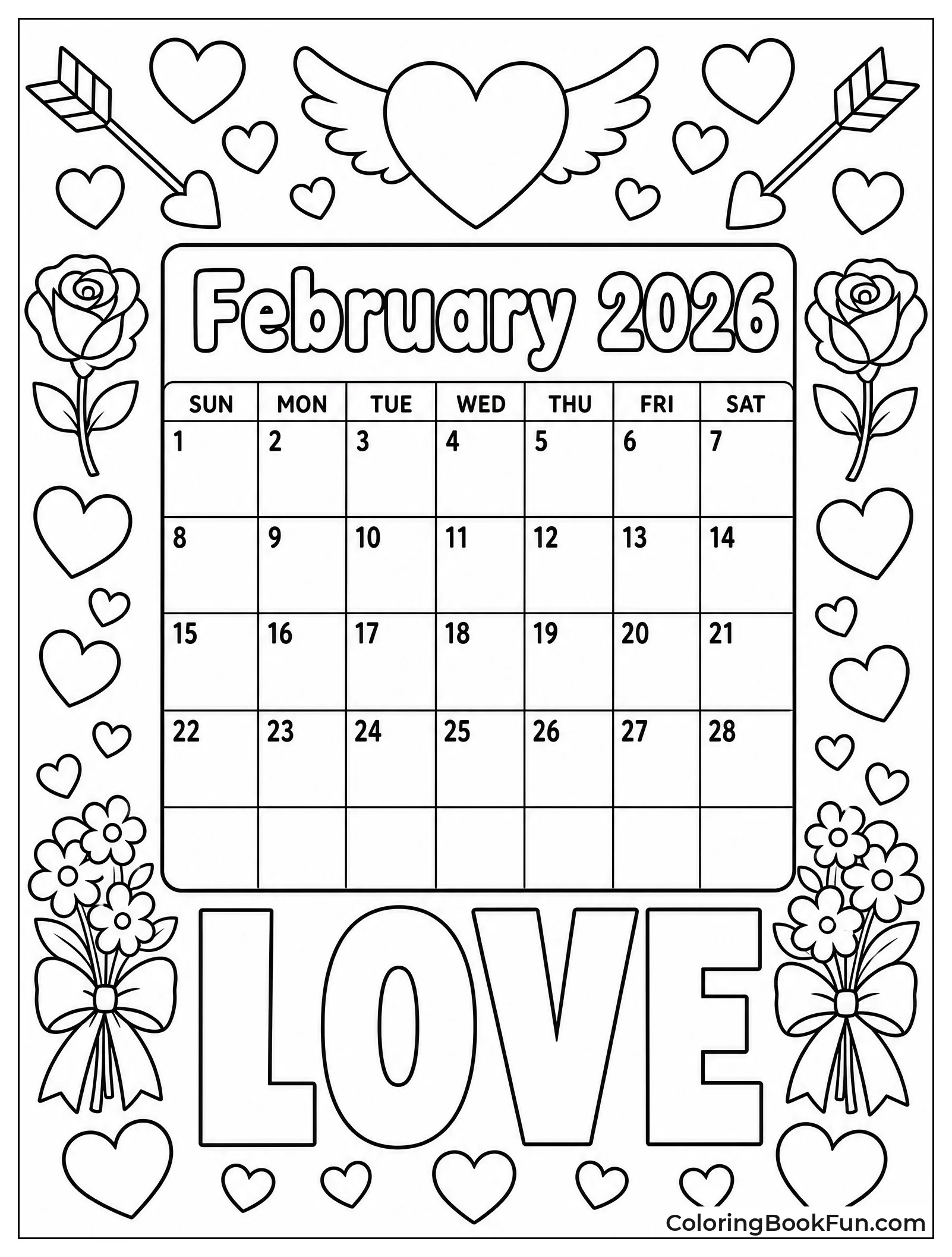 Hearts and Arrows for February