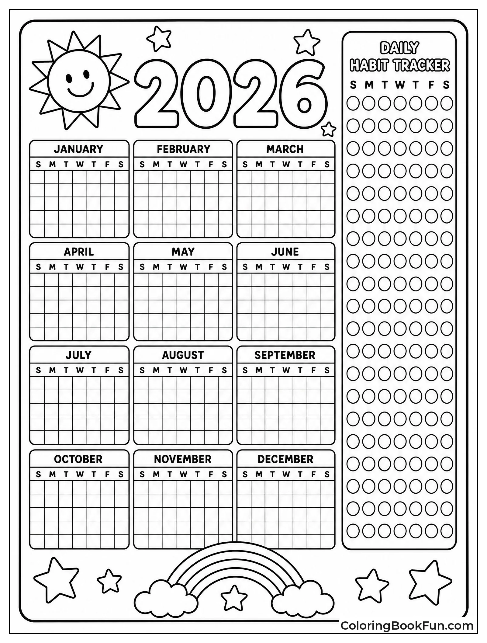 Habit Circles Next to Dates