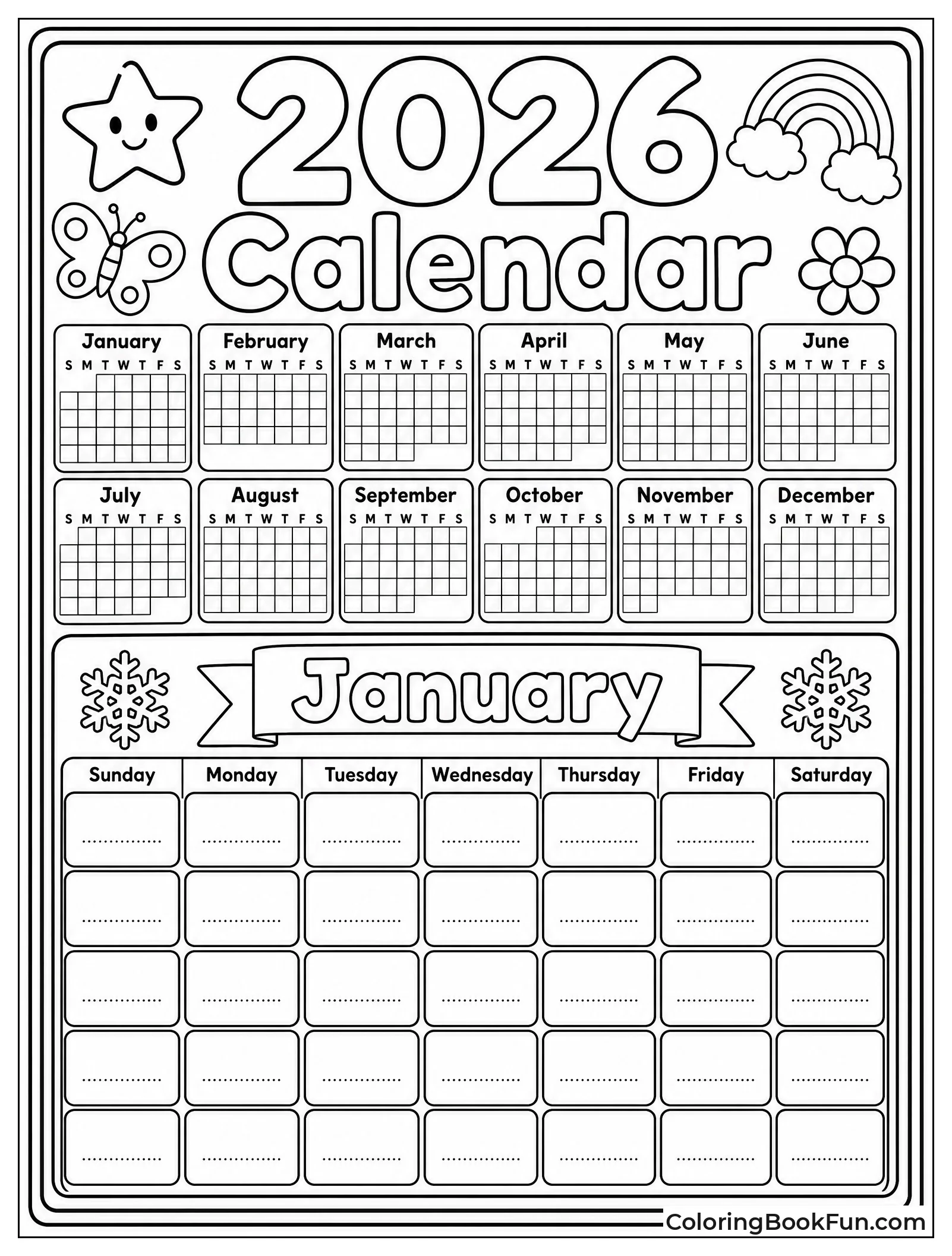 Clean Grid for Writing Practice