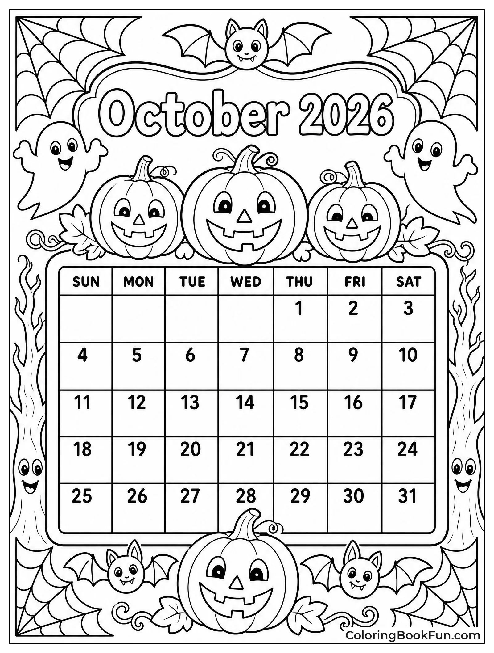 Pumpkins and Ghosts for October