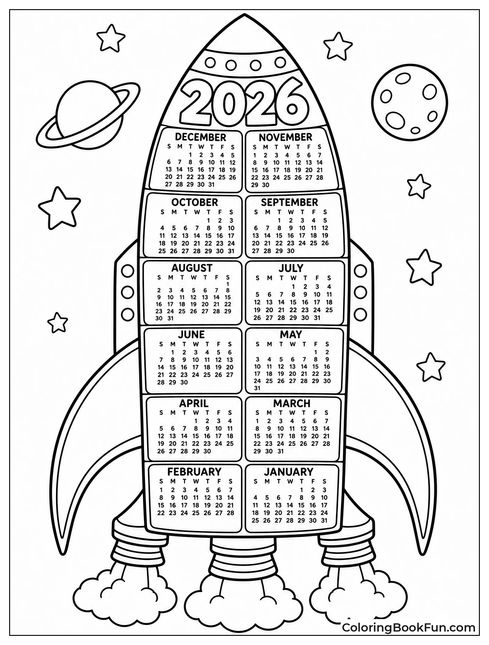 Rocket Ship Stacking Every Month