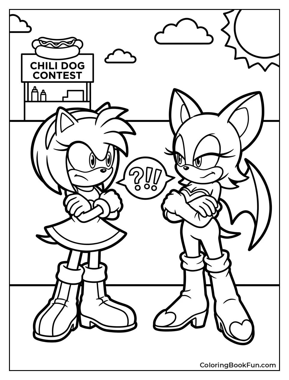 Amy Arguing with Rouge