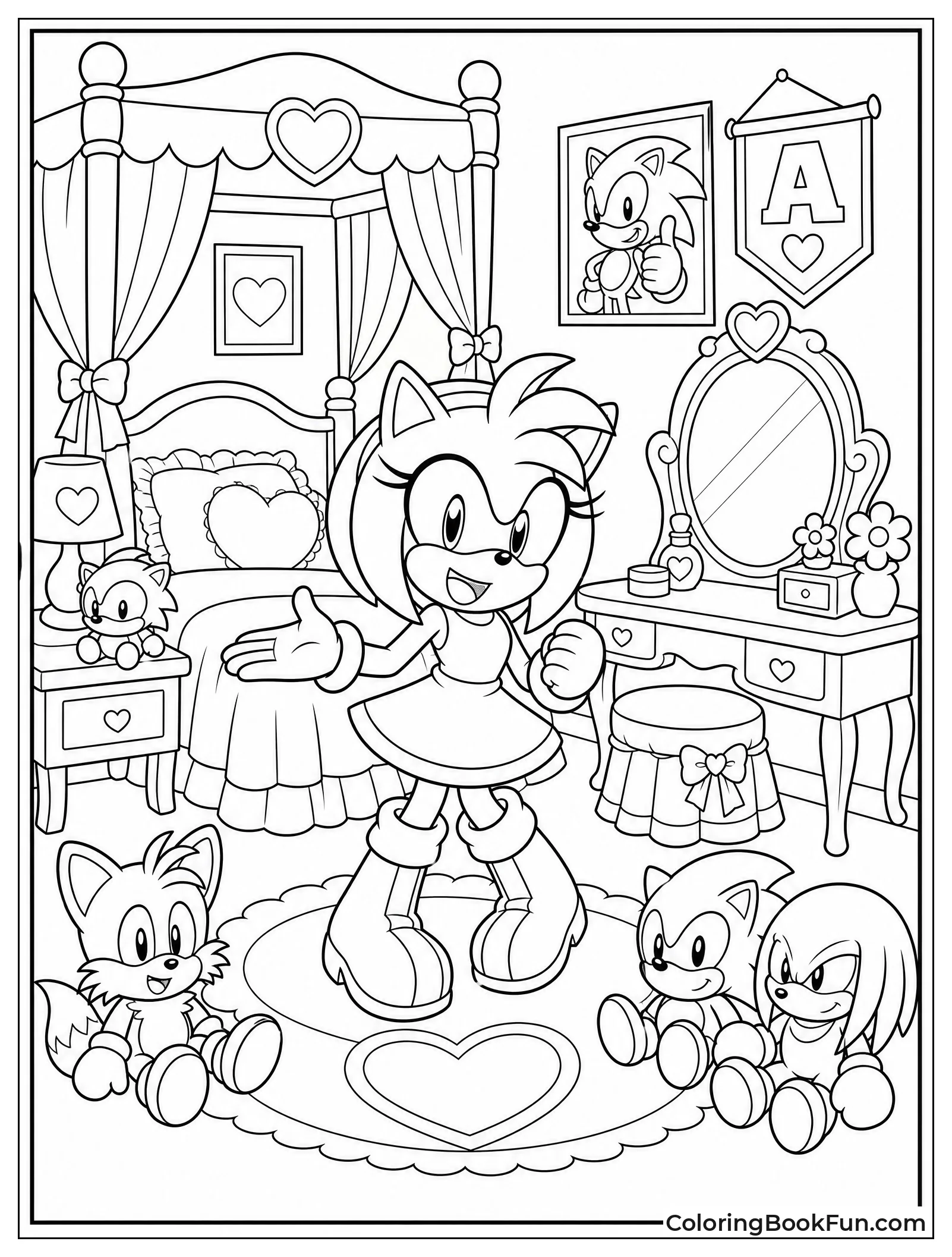 Amy's Cozy Bedroom with Plushies