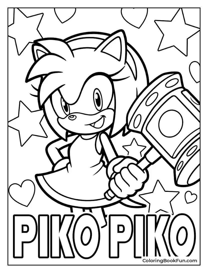 Amy Holding Her Piko Hammer