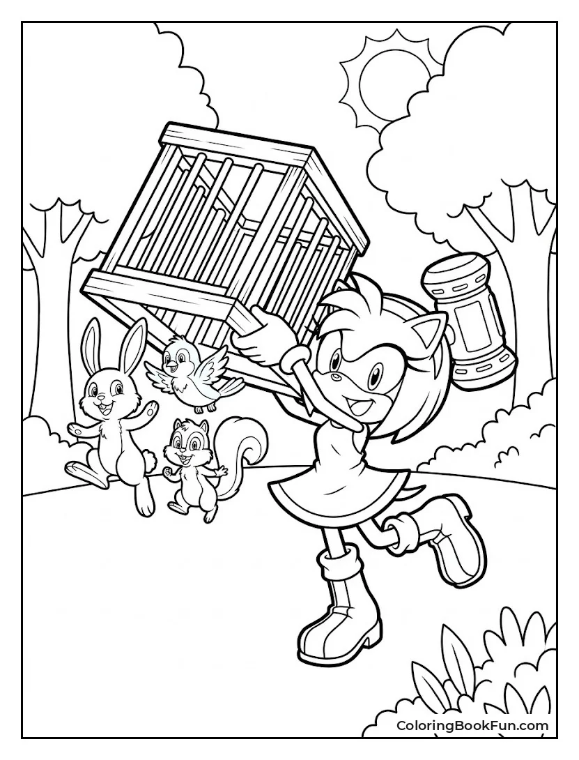Amy Helping Animal Friends