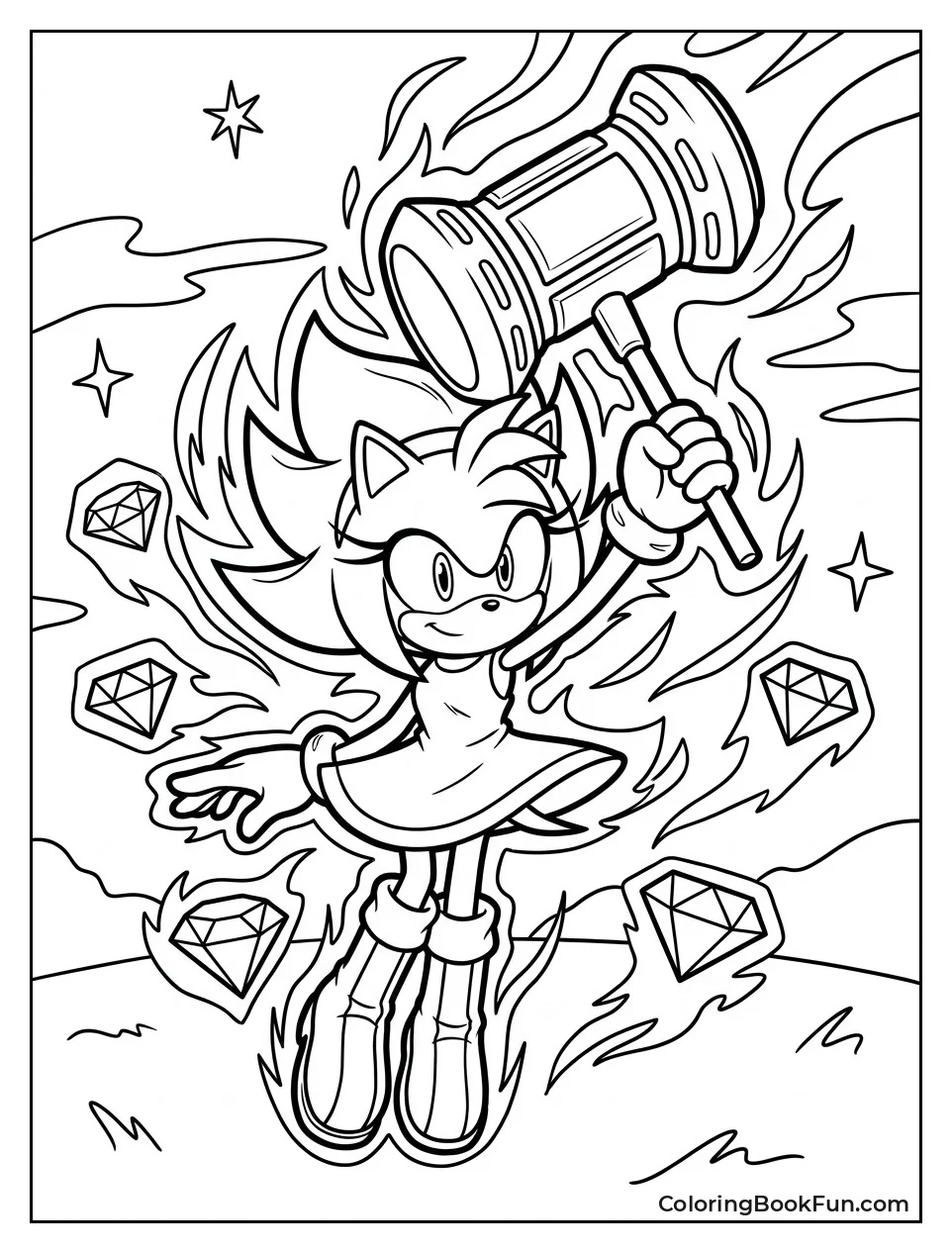 Super Amy with Glowing Energy