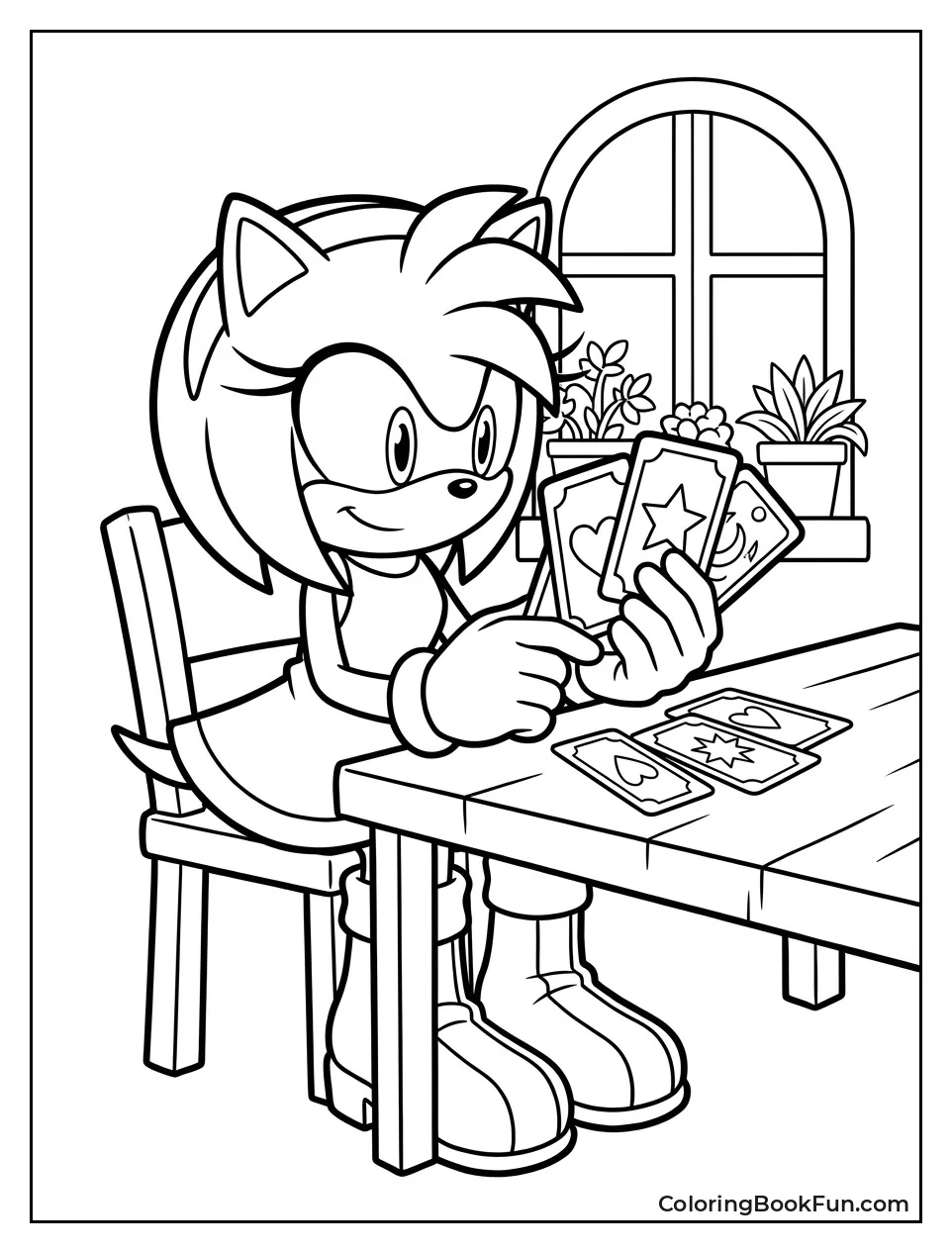 Amy Reading Tarot Cards