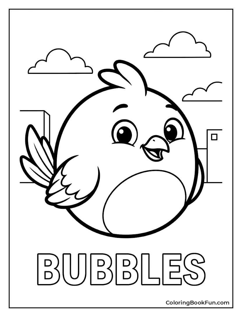 Bubbles Puffs Up Really Big