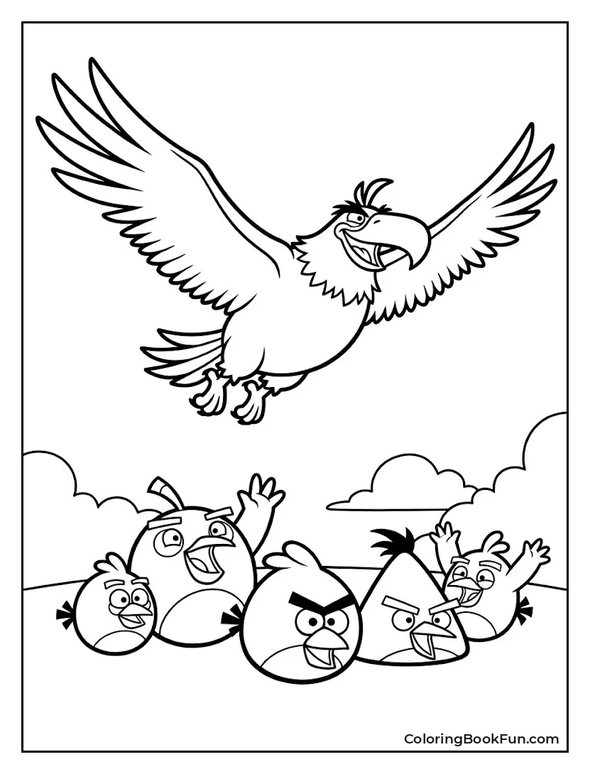 Mighty Eagle Soars to Rescue