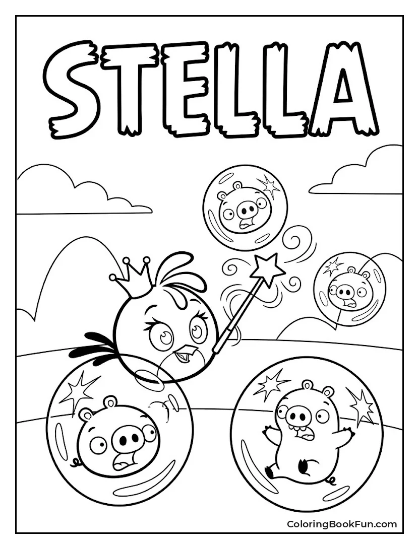 Stella Traps Pigs in Bubbles