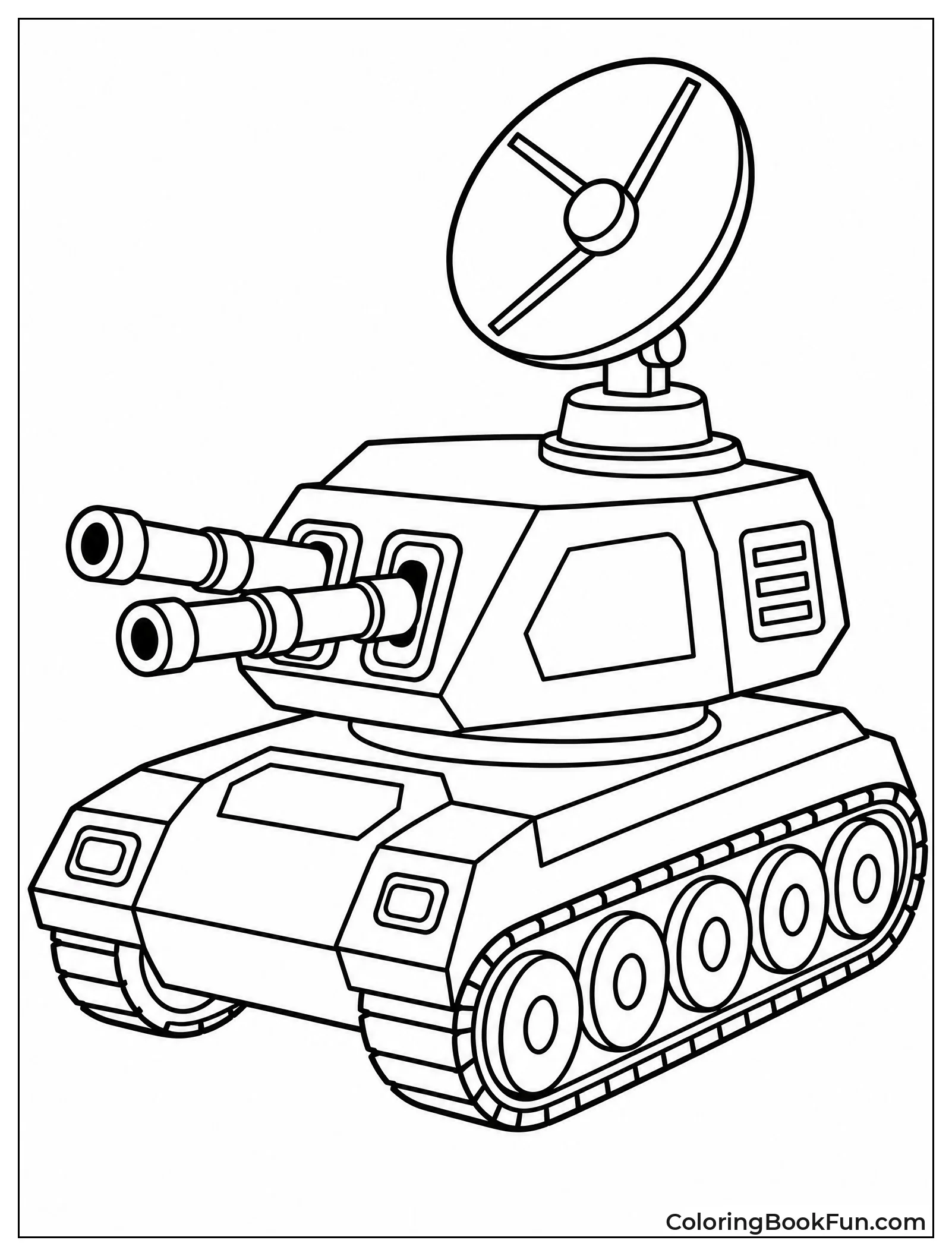 Tank with Radar on Top