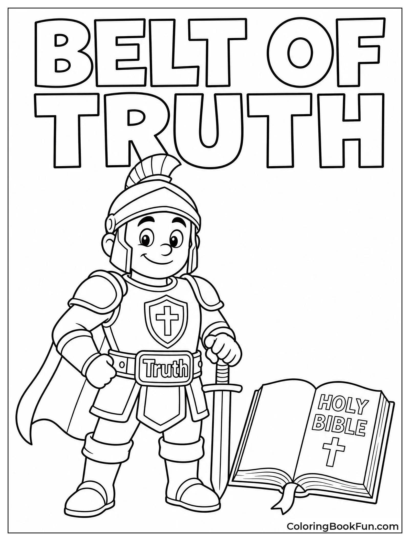 Warrior Wearing Belt of Truth