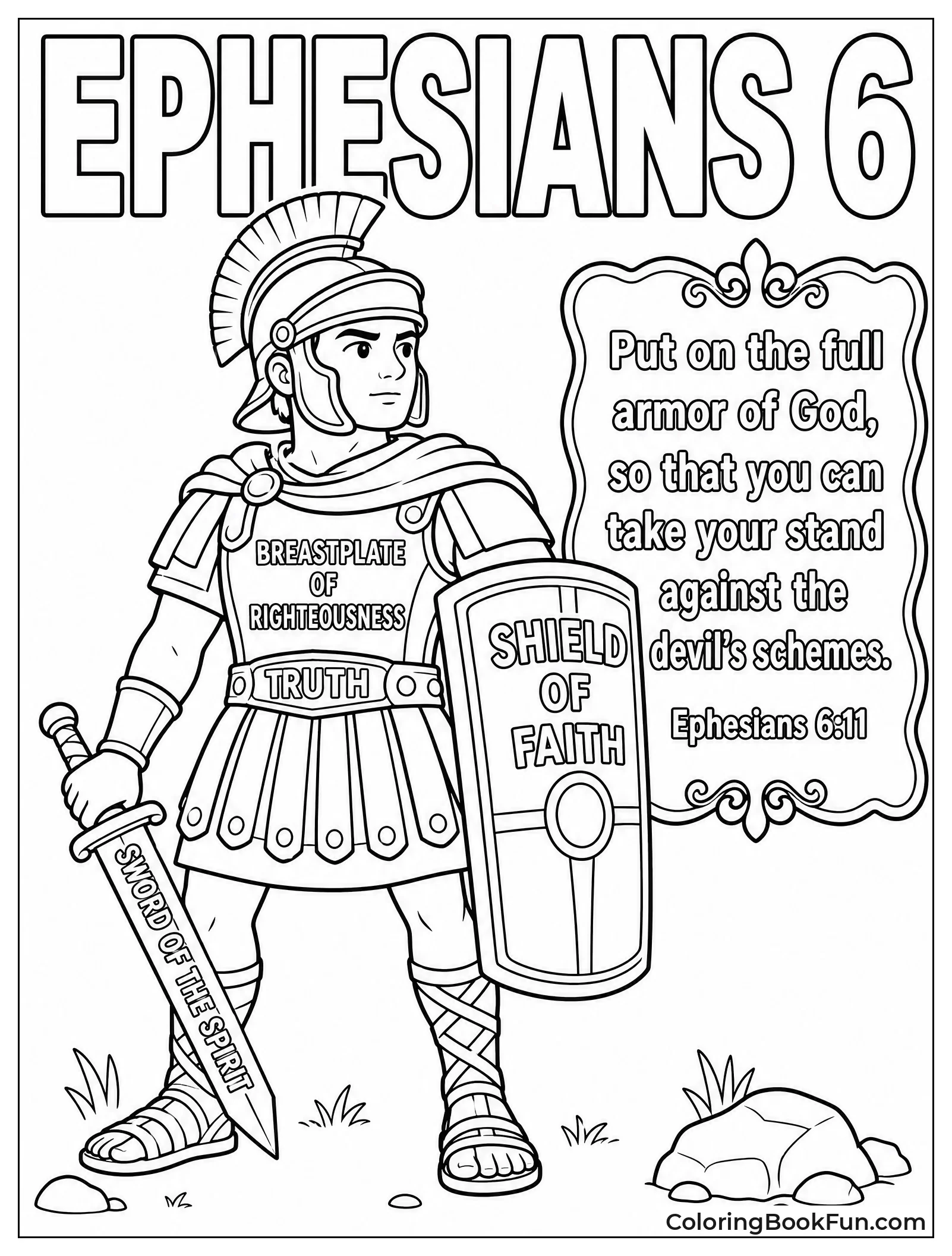 Roman Soldier Ready for Battle