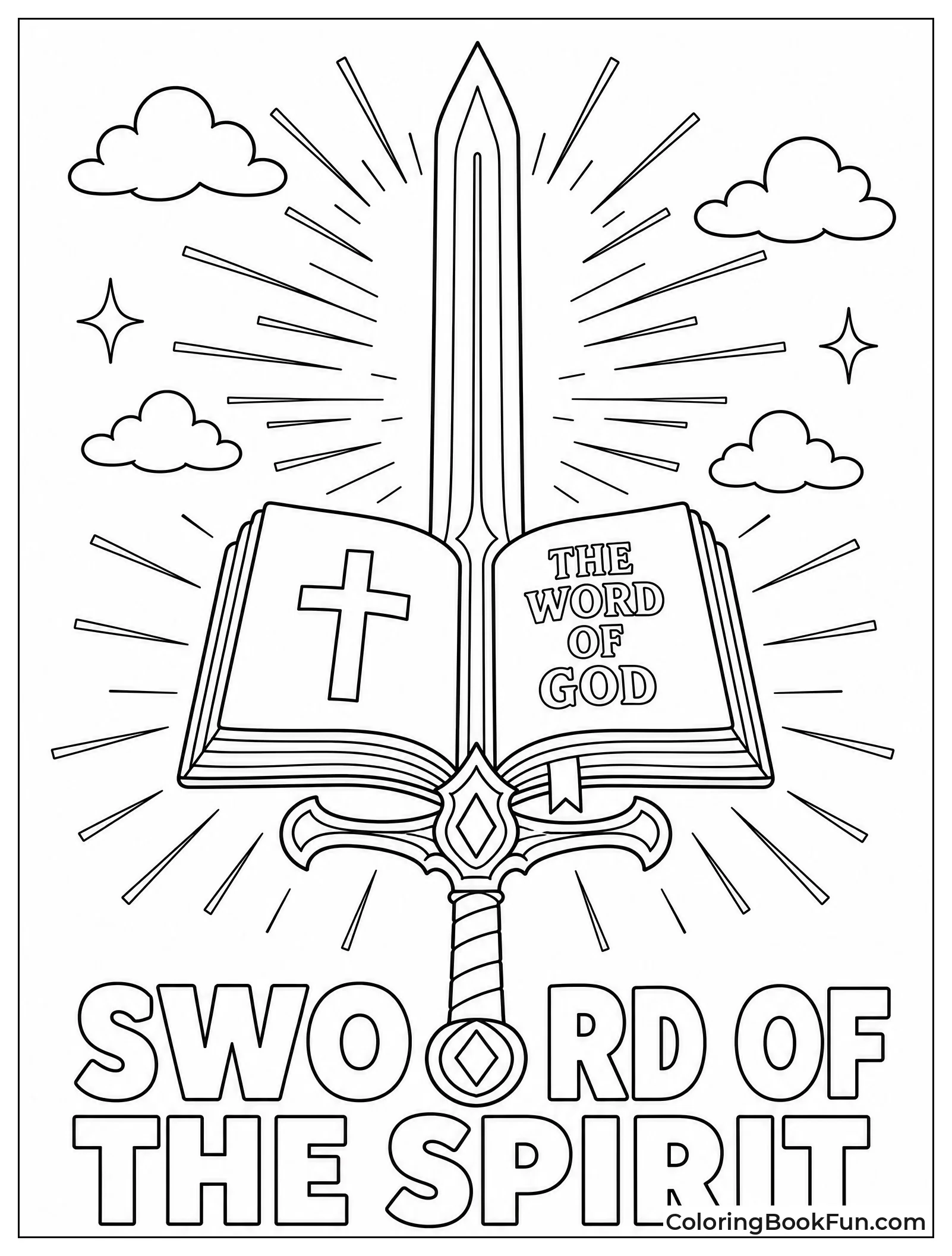 Sword of the Spirit Glowing Brightly
