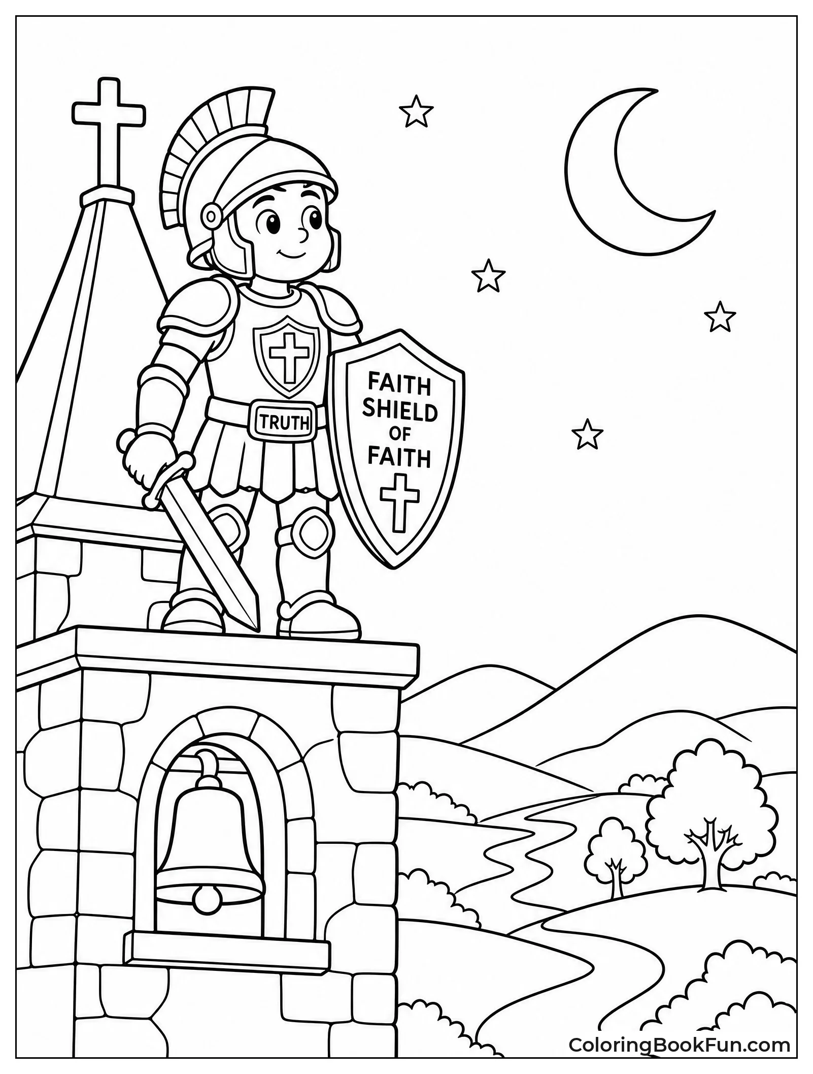 Watchman in Armor on Tower