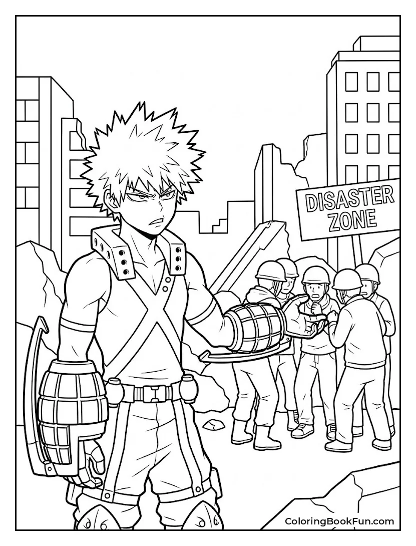 Bakugo at the License Exam