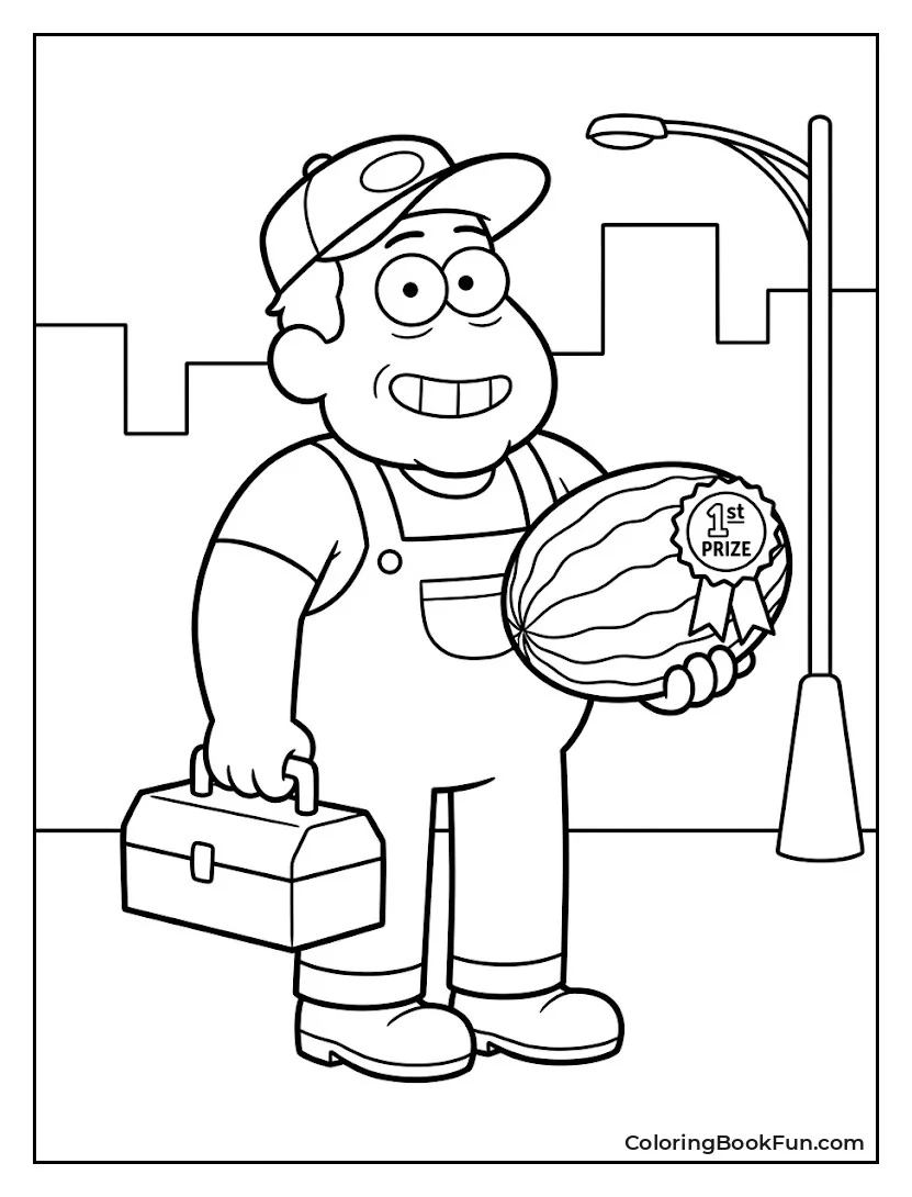 Bill Holding Prize Watermelon