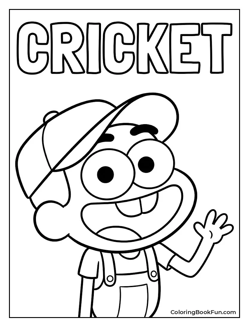Cricket Smiling Big Portrait