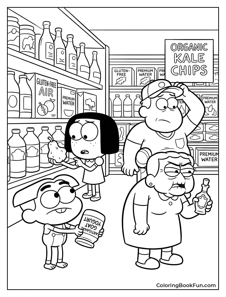 Family Lost in Fancy Store