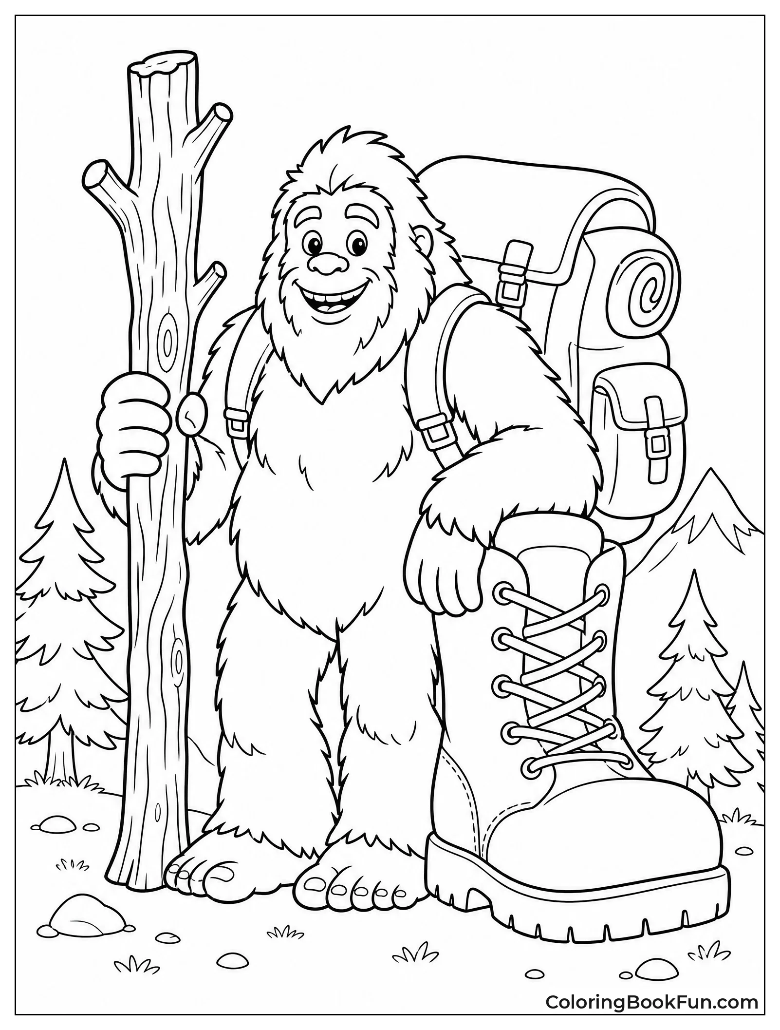 Giant Bigfoot Hiking Gear Collection