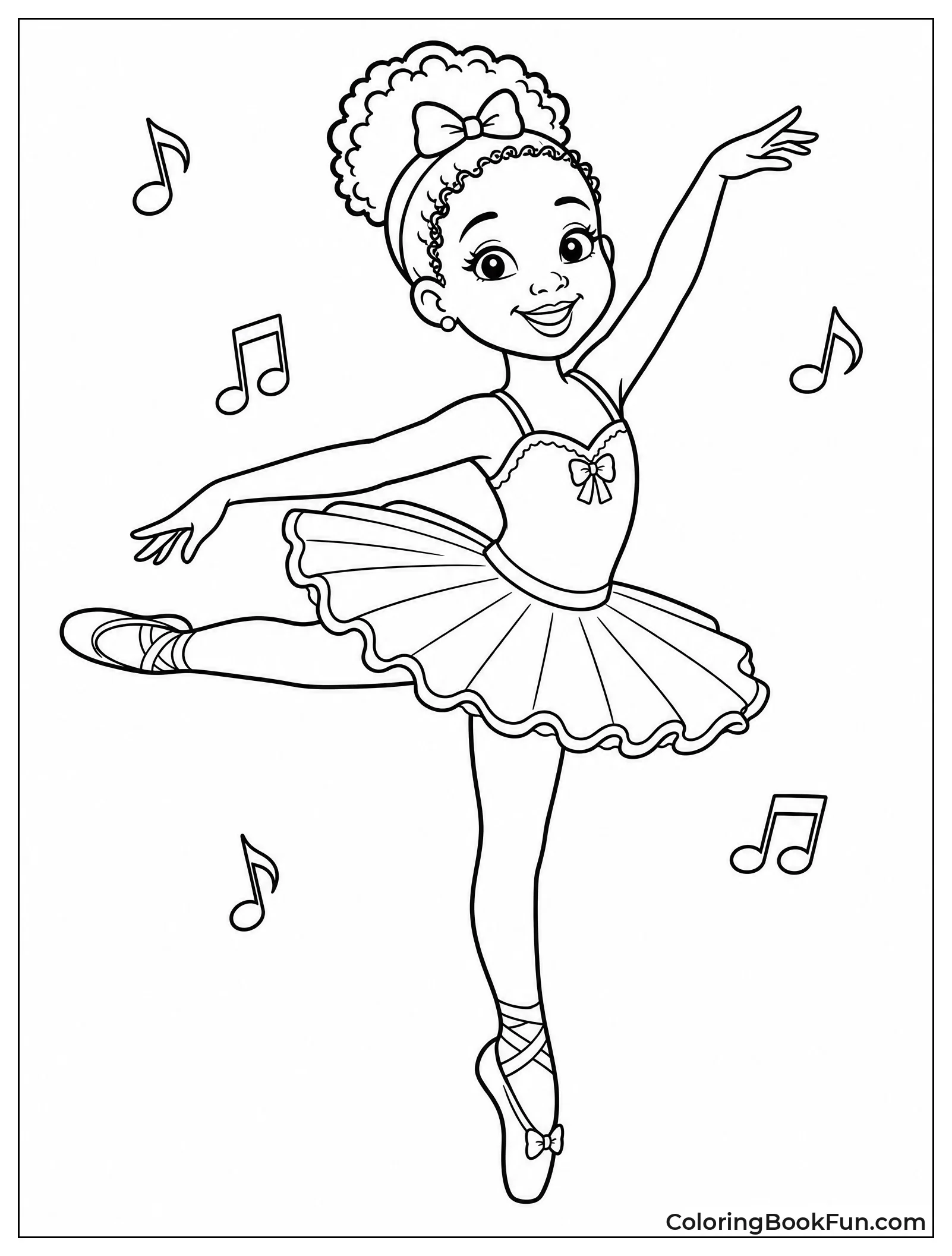 Graceful Ballet Girl in Tutu