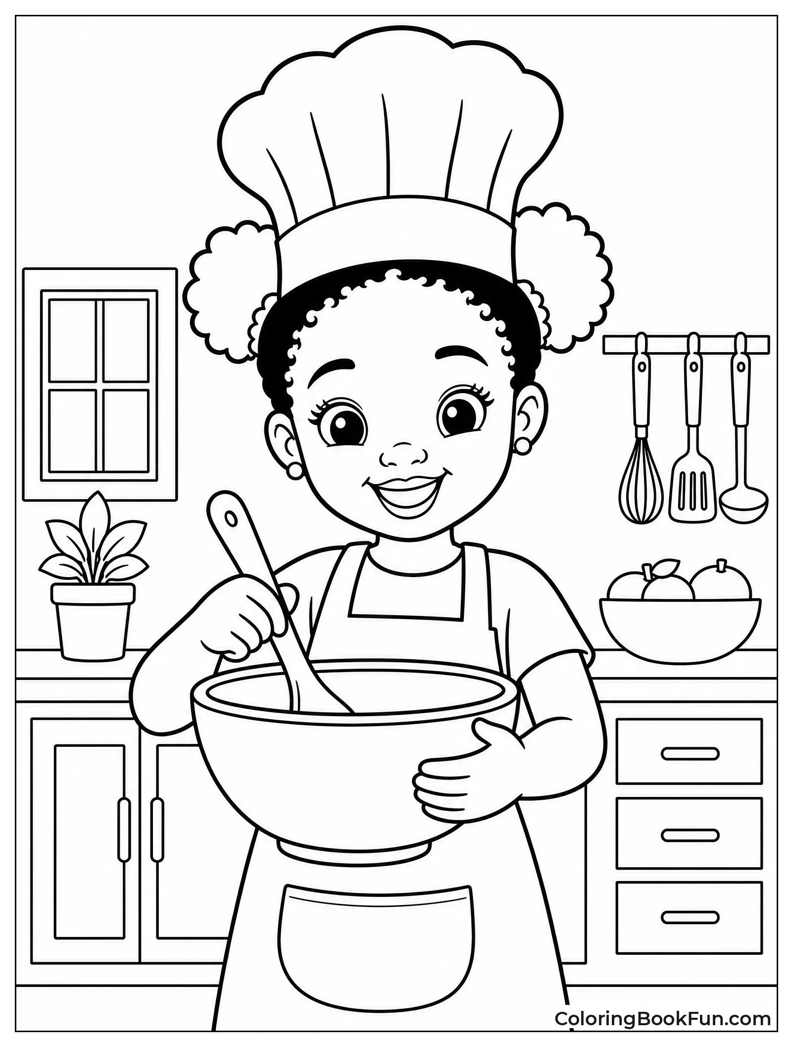 Little Chef Mixing in Bowl